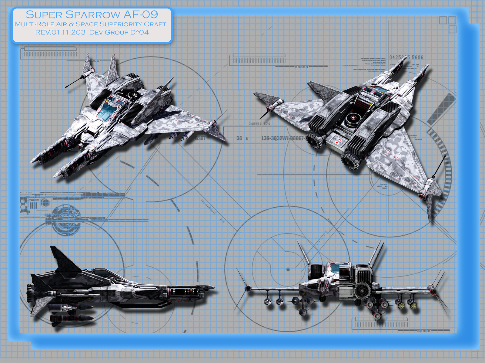 Super Sparrow Model Sheet