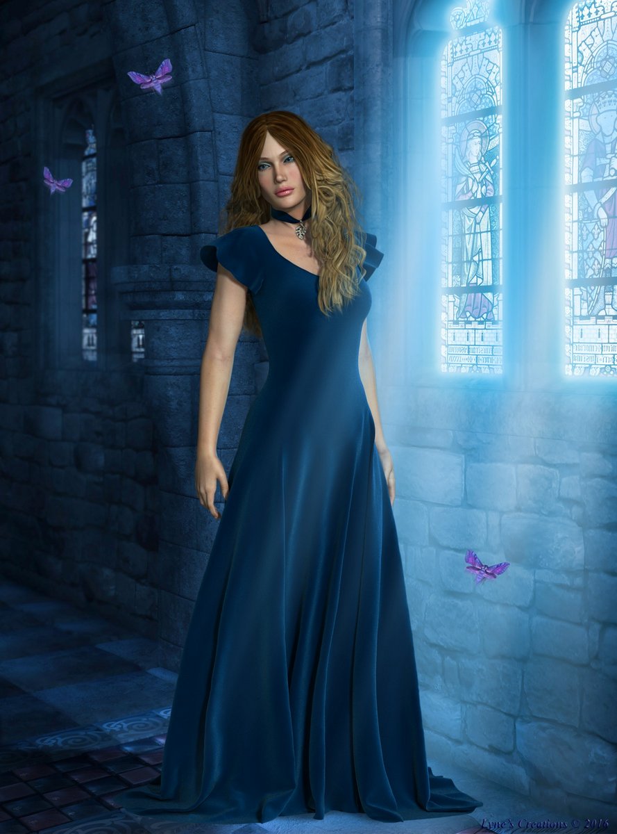 The Blue Lady By Lyne