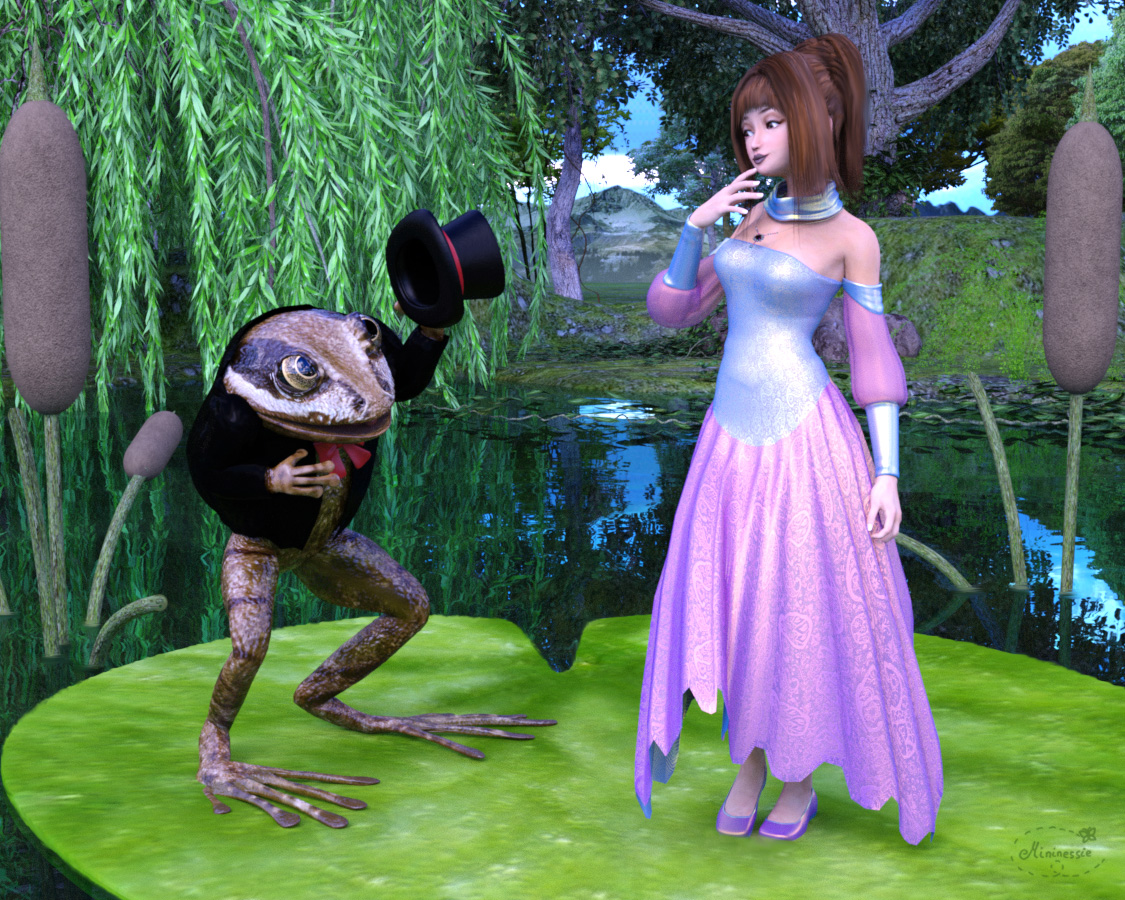 Thumbelina And The Frog