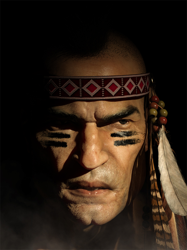 Zuni Indian Warrior